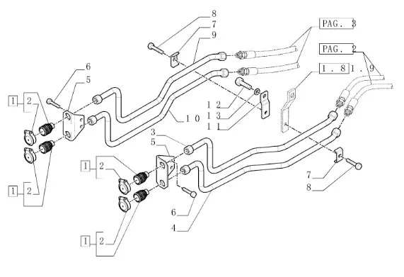 47057065 - Трубка гидравлической системы
